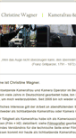Mobile Screenshot of christine-camera.de